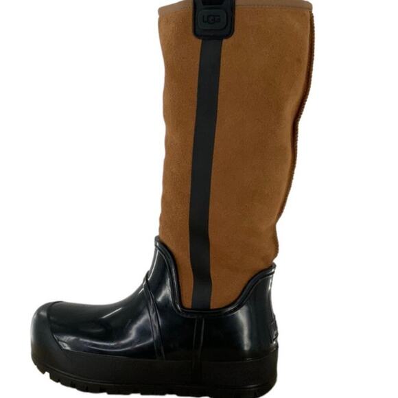 UGG Raincloud Tall Boots Women Size 8 Shearling Lining Waterproof Snow Shoes - Picture 10 of 13